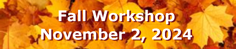 Fall Workshop November 2, 2024 - on fall colour leaves